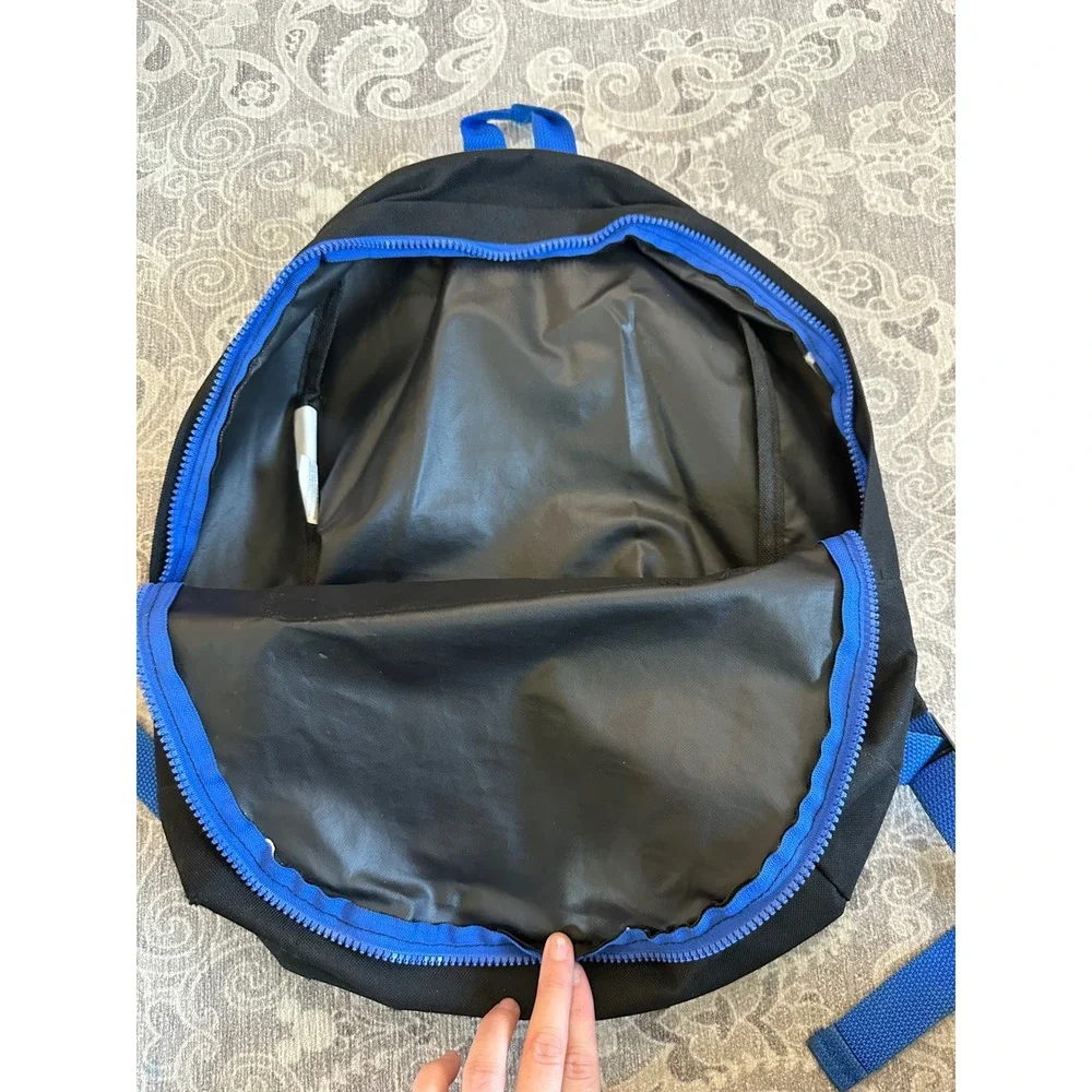 PlayStation Gamer Backpack Black Blue Controller Graphic School‎ Bag Accessory